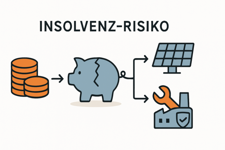 Insolvenz des Solarteurs was passiert mit Anzahlung und Garantie