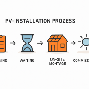 Installation durch Systemanbieter Prozesse Zeitpläne Kundenservice
