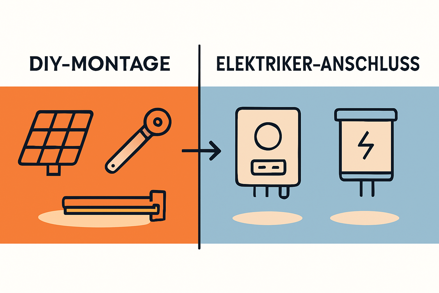 Installation in Eigenregie Welches Werkzeug und Know-how Sie für Ihr PV-Komplettset wirklich benötigen