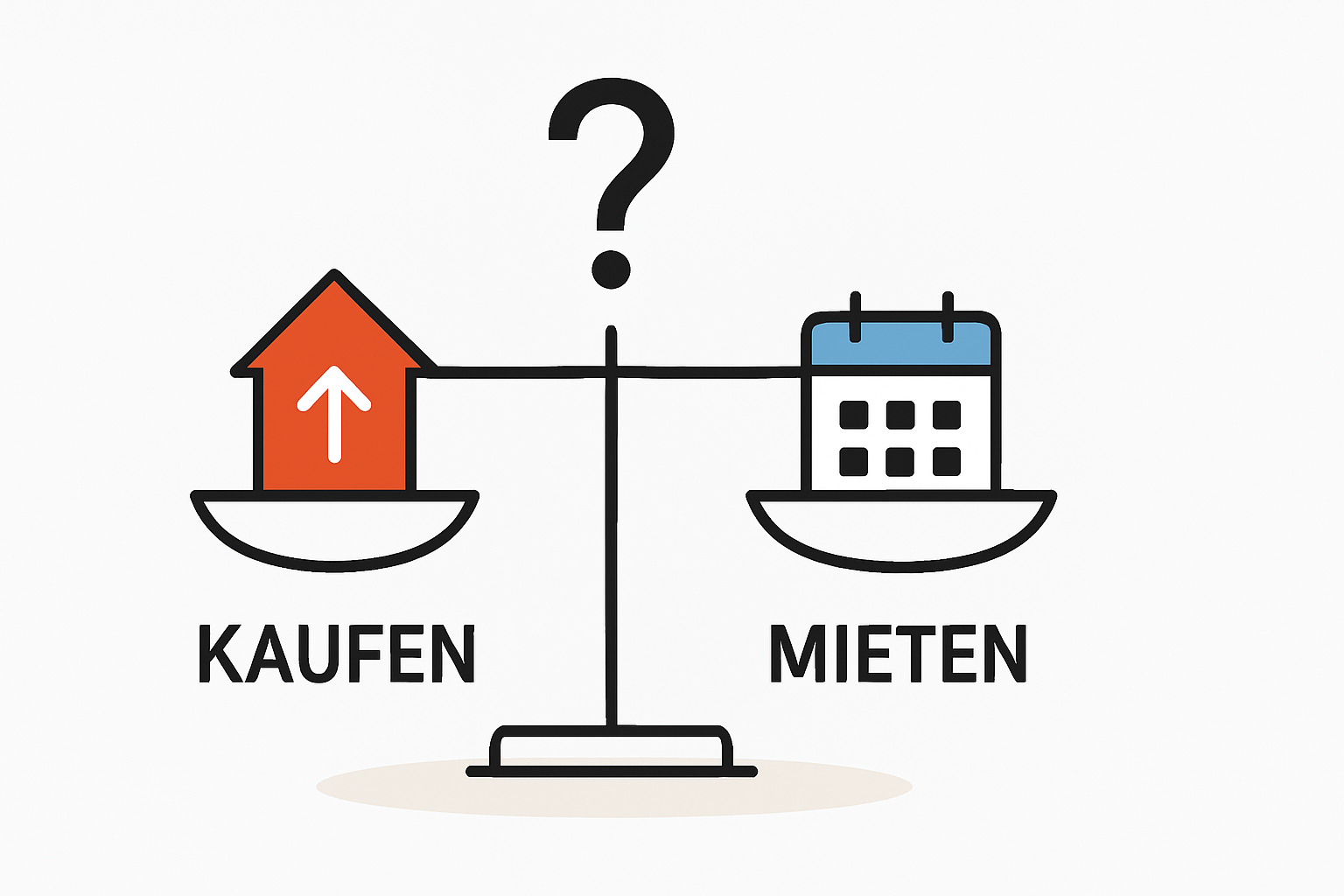 Kaufen oder Mieten bei unsicherer Wohndauer