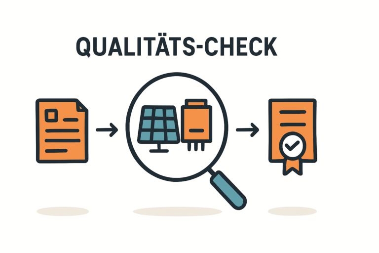 Komponenten bewerten Solarmodule und Wechselrichter prüfen
