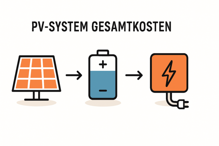 Gesamtkosten einer 10 kWp PV-Anlage mit Speicher und Wallbox