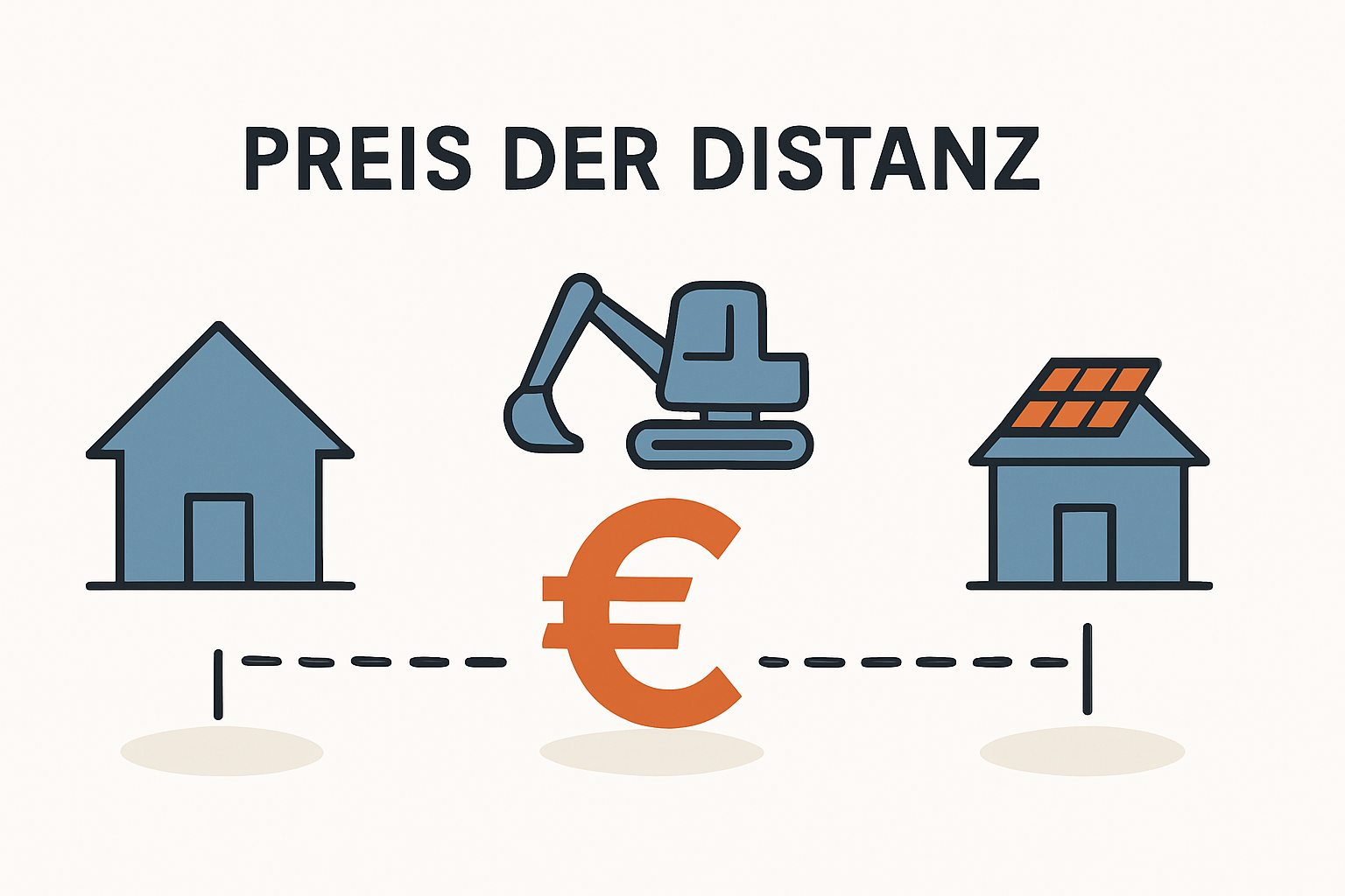 Zusätzliche Kosten für Erd- und Kabelarbeiten bei PV auf Gartenhaus