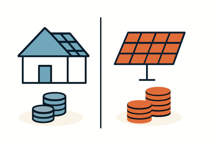 Kosten einer privaten Freiflächen-PV-Anlage im Garten