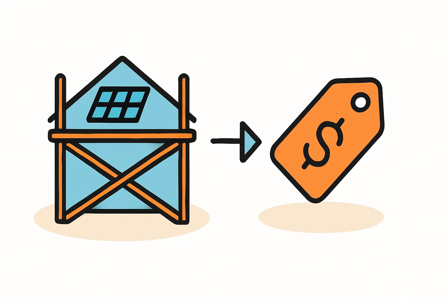 Kosten für Gerüst und Absturzsicherung bei PV-Installation