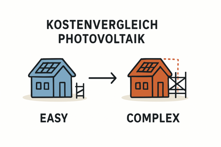 Kosten für Photovoltaik auf dem Reihenhaus verstehen