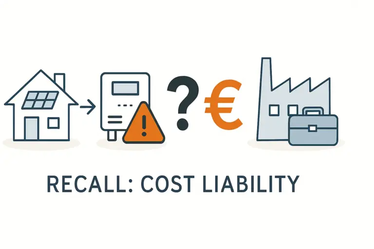 Kosten bei Produktrückruf von PV-Komponenten verstehen