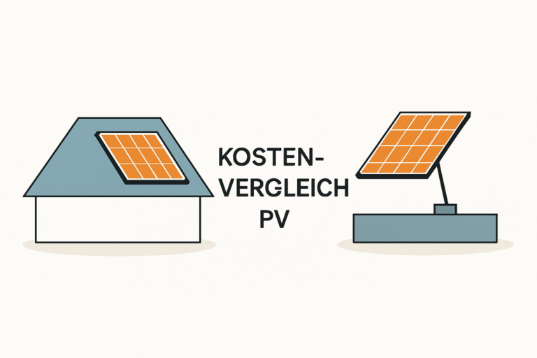 Kosten einer PV-Anlage auf Flachdach mit Aufständerung
