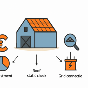 Kosten einer PV-Anlage für landwirtschaftliche Scheunendächer