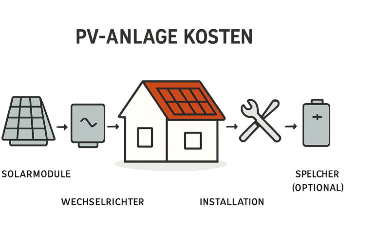 Kosten für PV-Anlage im Reihenmittelhaus Beispielrechnung