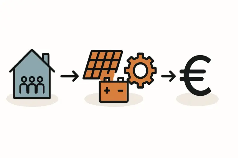 Kosten einer PV-Anlage mit Stromspeicher für vier Personen