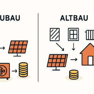 Kosten PV-Anlage mit Wärmepumpe Altbau oder Neubau