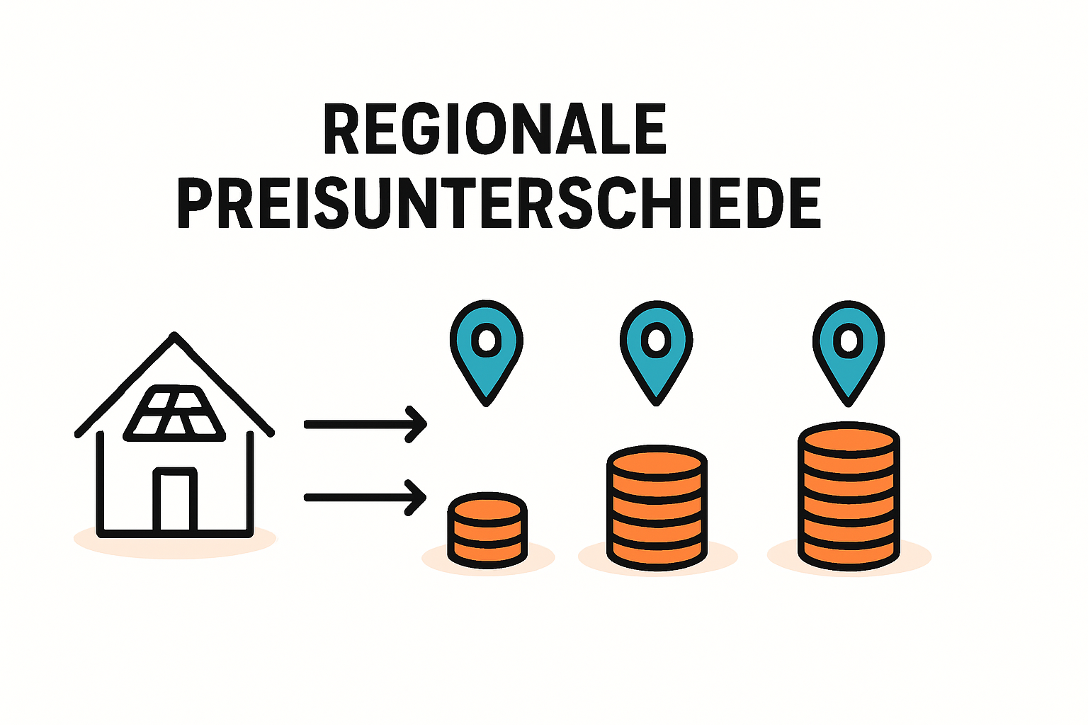 Kosten für PV-Anlagen im regionalen Vergleich