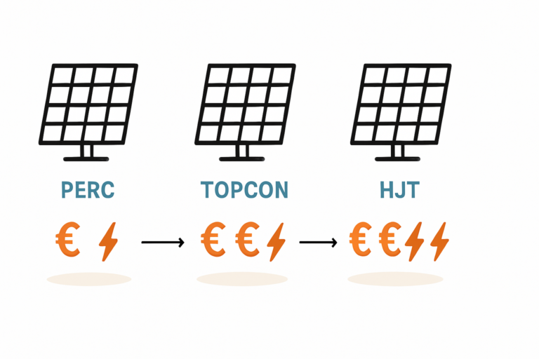 Kosten pro Wattpeak bei Solarmodulen im Vergleich