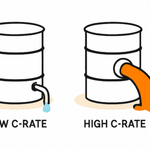 Was die Ladeleistung über die Speicherkapazität aussagt