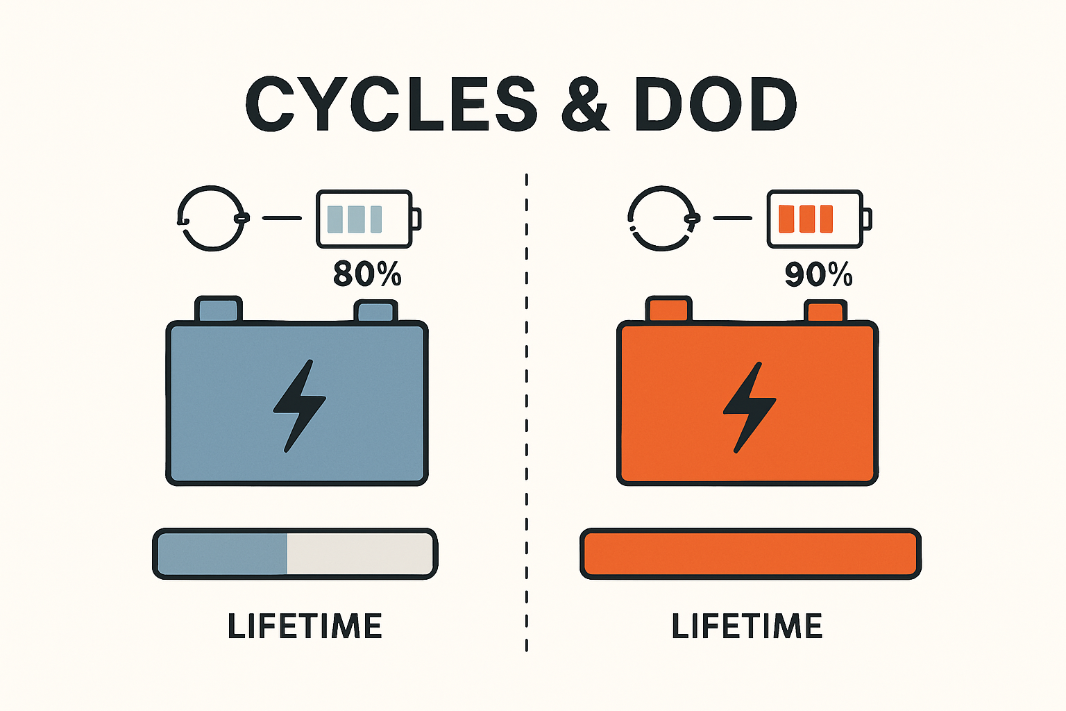 Lebensdauer von Solarspeichern verstehen