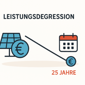 Leistungsdegression bei PV-Anlagen verstehen und berechnen