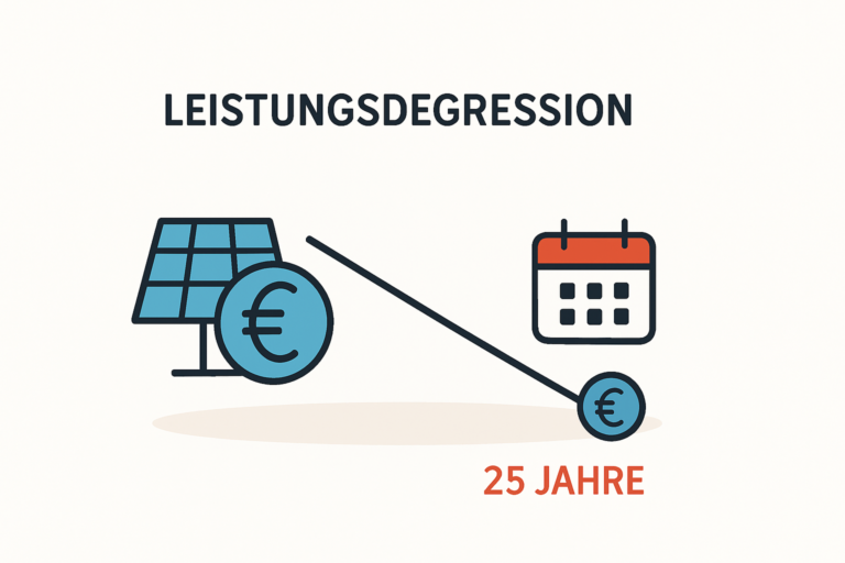 Leistungsdegression bei PV-Anlagen verstehen und berechnen