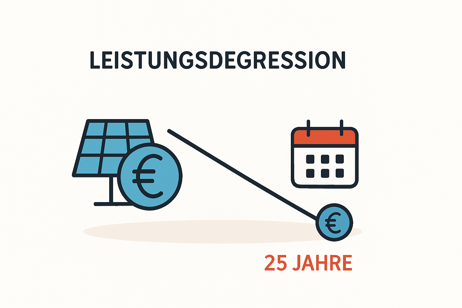 Leistungsdegression bei PV-Anlagen verstehen und berechnen