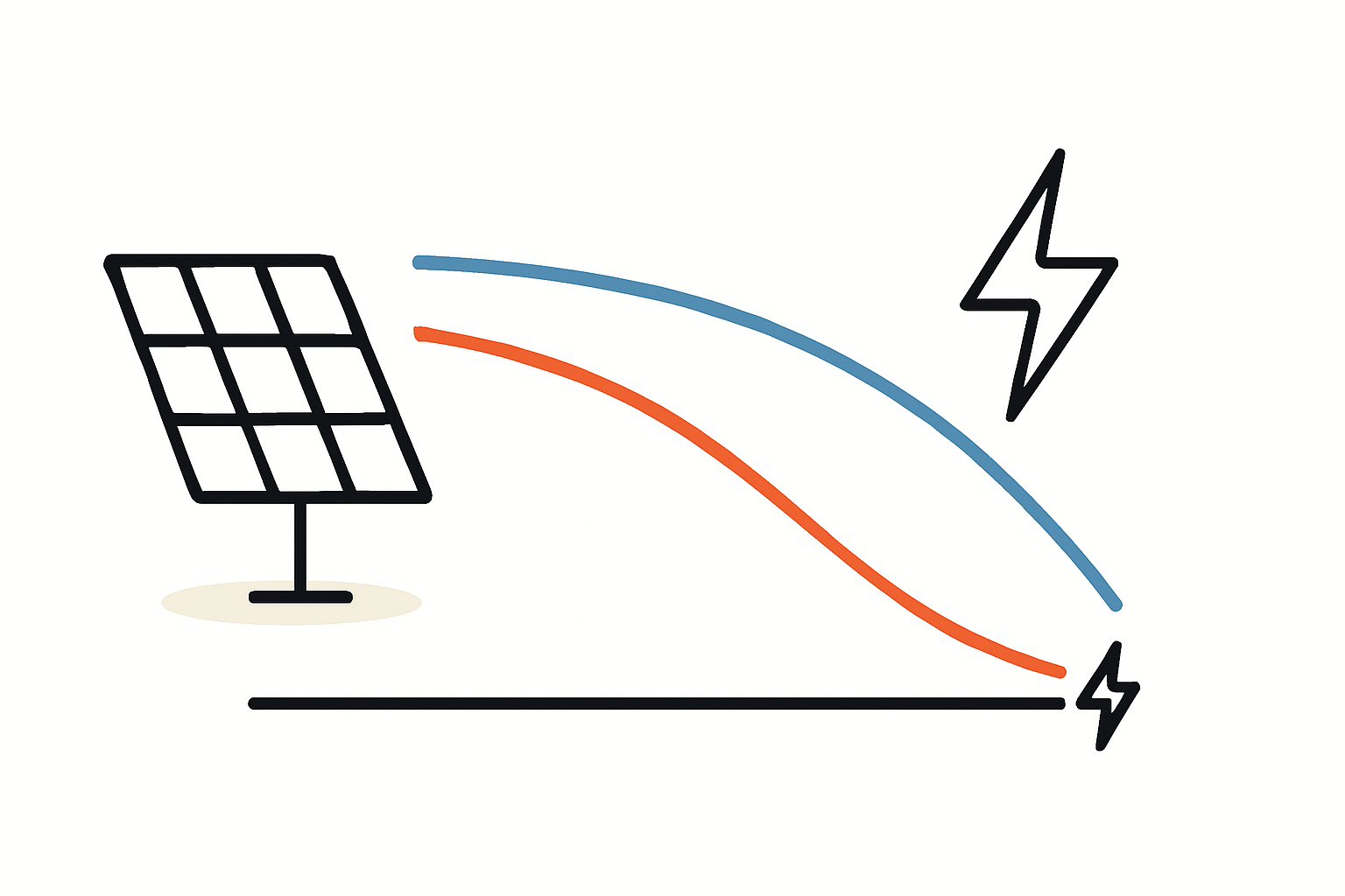Leistungsverlust bei Solarmodulen verstehen