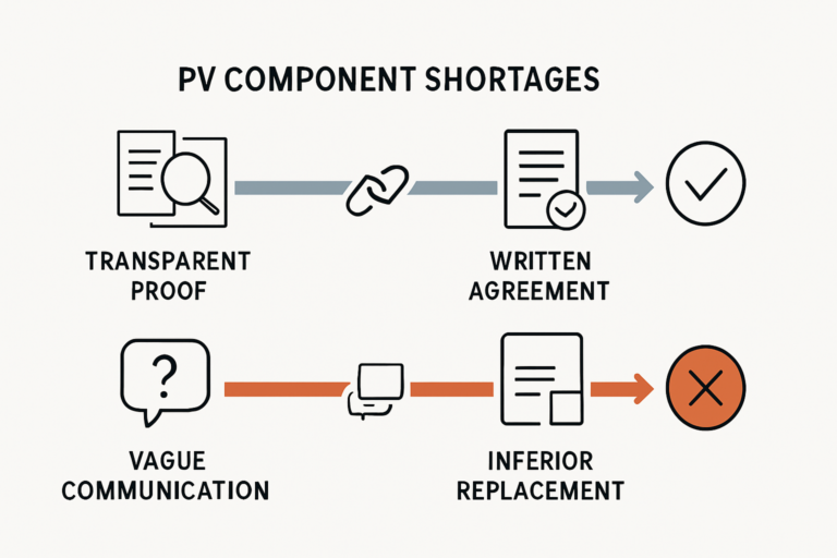 Lieferengpässe bei PV-Komponenten erkennen und richtig reagieren