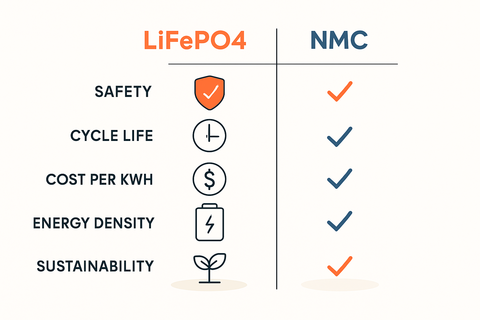Die unübertroffene Sicherheit von LiFePO4