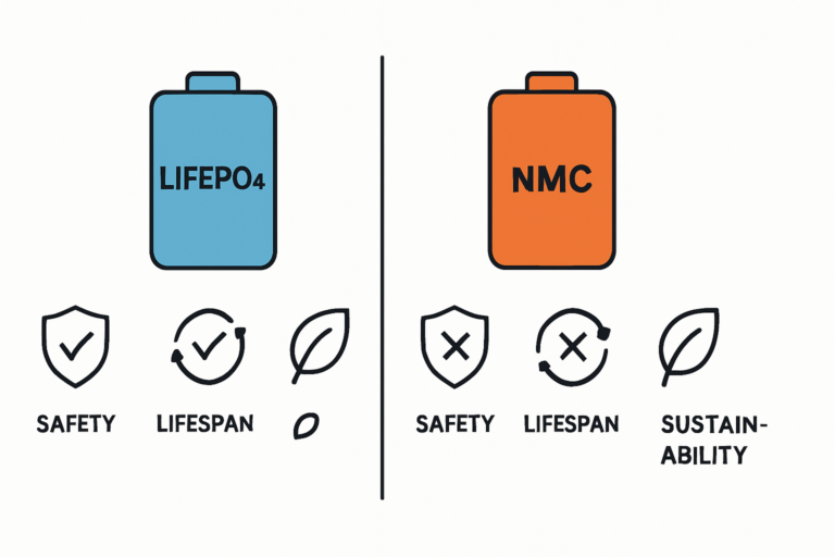 LiFePO4 vs. NMC Warum Technologie über Sicherheit und Effizienz entscheidet
