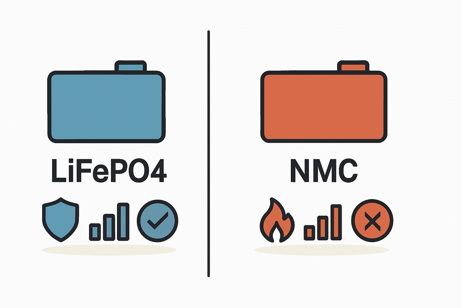 LiFePO4 vs NMC Akkus für Balkonkraftwerk