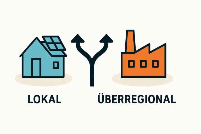 PV-Anlage installieren lokal oder überregional wählen