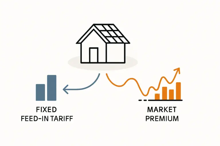 Marktprämienmodell erklärt für Photovoltaik-Anlagen unter 100 kWp