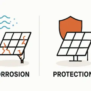 Materialwahl für Photovoltaik in Küstennähe schützen vor Salznebel