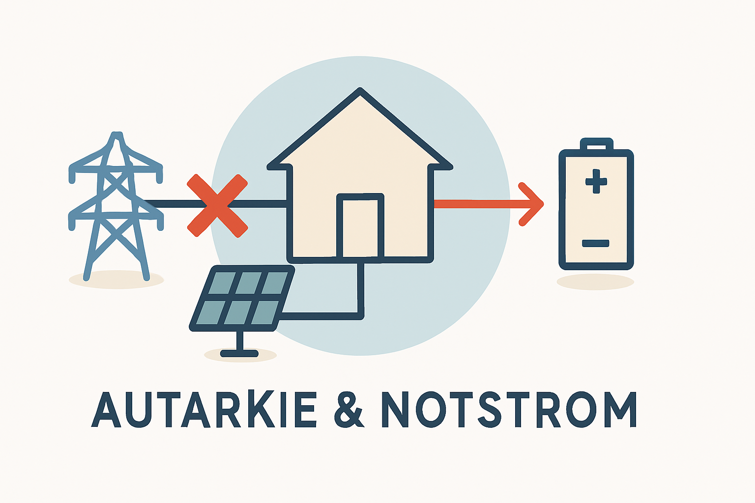 Maximale Autarkie mit Photovoltaik und Notstromfunktion