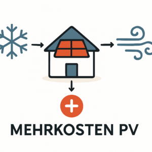 Mehrkosten für PV-Anlagen in wind- und schneereichen Regionen