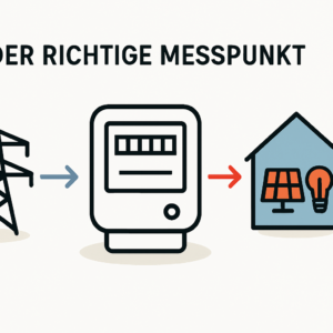 Messpunkt am Hausanschluss für bessere Energieeffizienz