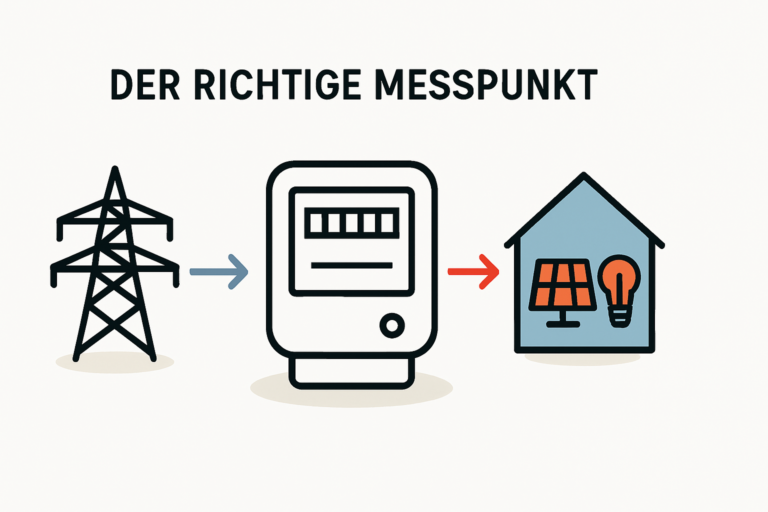 Messpunkt am Hausanschluss für bessere Energieeffizienz