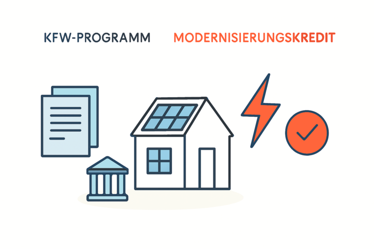 Modernisierungskredit als Alternative zum KfW-Kredit für PV-Anlage