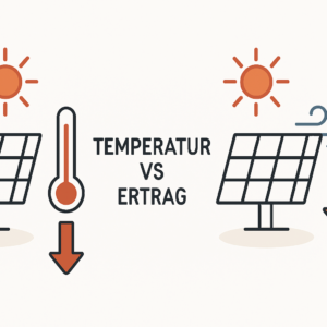 Einfluss der Modultemperatur auf den Jahresertrag in Deutschland