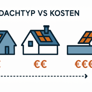 Einfluss von Montageart und Dachkomplexität auf Preis pro kWp
