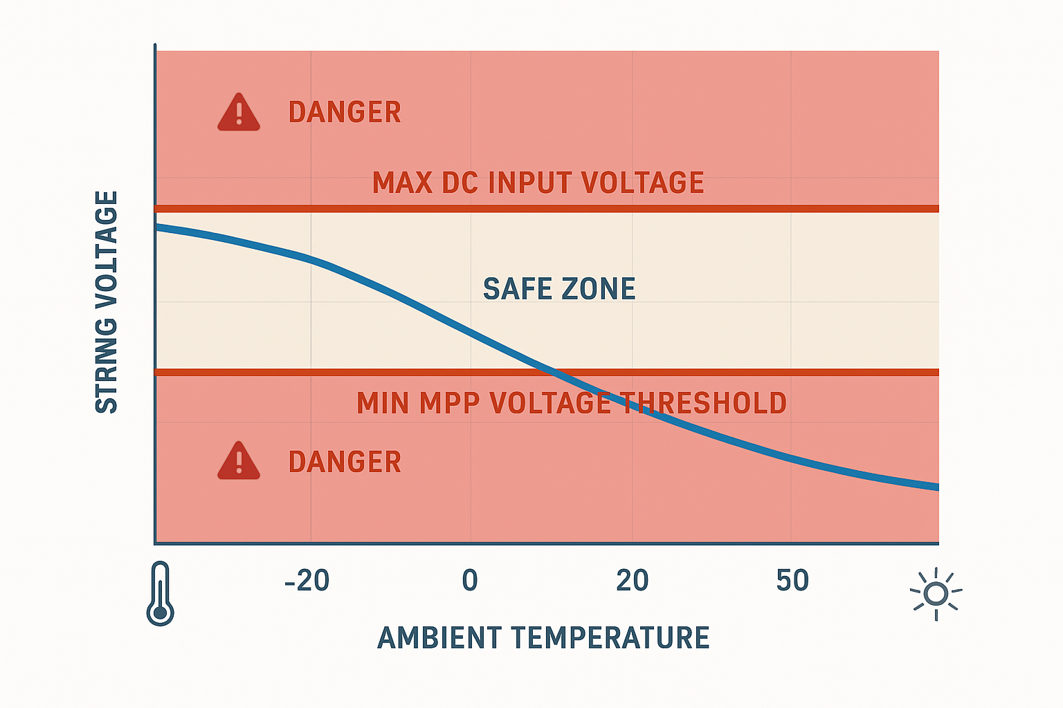 Wechselrichter and solar modules showing integration and planning