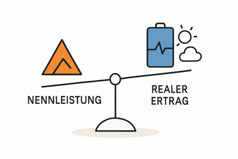 Nennleistung und realer Ertrag verstehen bei Solarmodulen