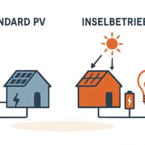 Notstromfähigkeit und Mehrkosten für Inselbetrieb bei Stromausfall