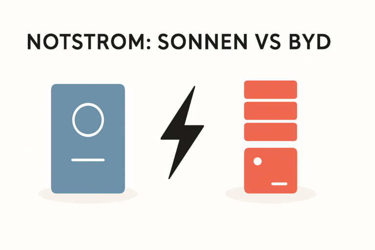 Notstromfähigkeit vergleichen Welche Speicher schützen bei Stromausfall