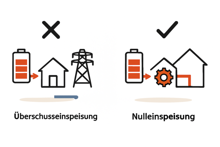 Nulleinspeisung vs Überschusseinspeisung So nutzen Sie 100% Solarstrom