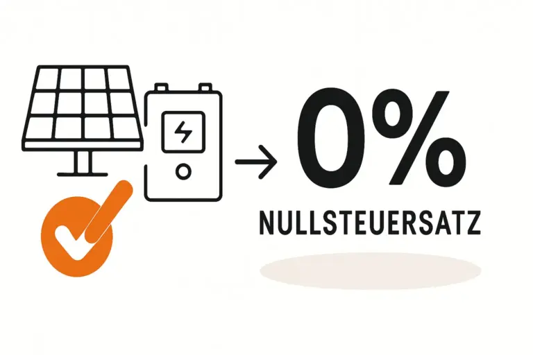 Nullsteuersatz für Photovoltaikanlagen verstehen