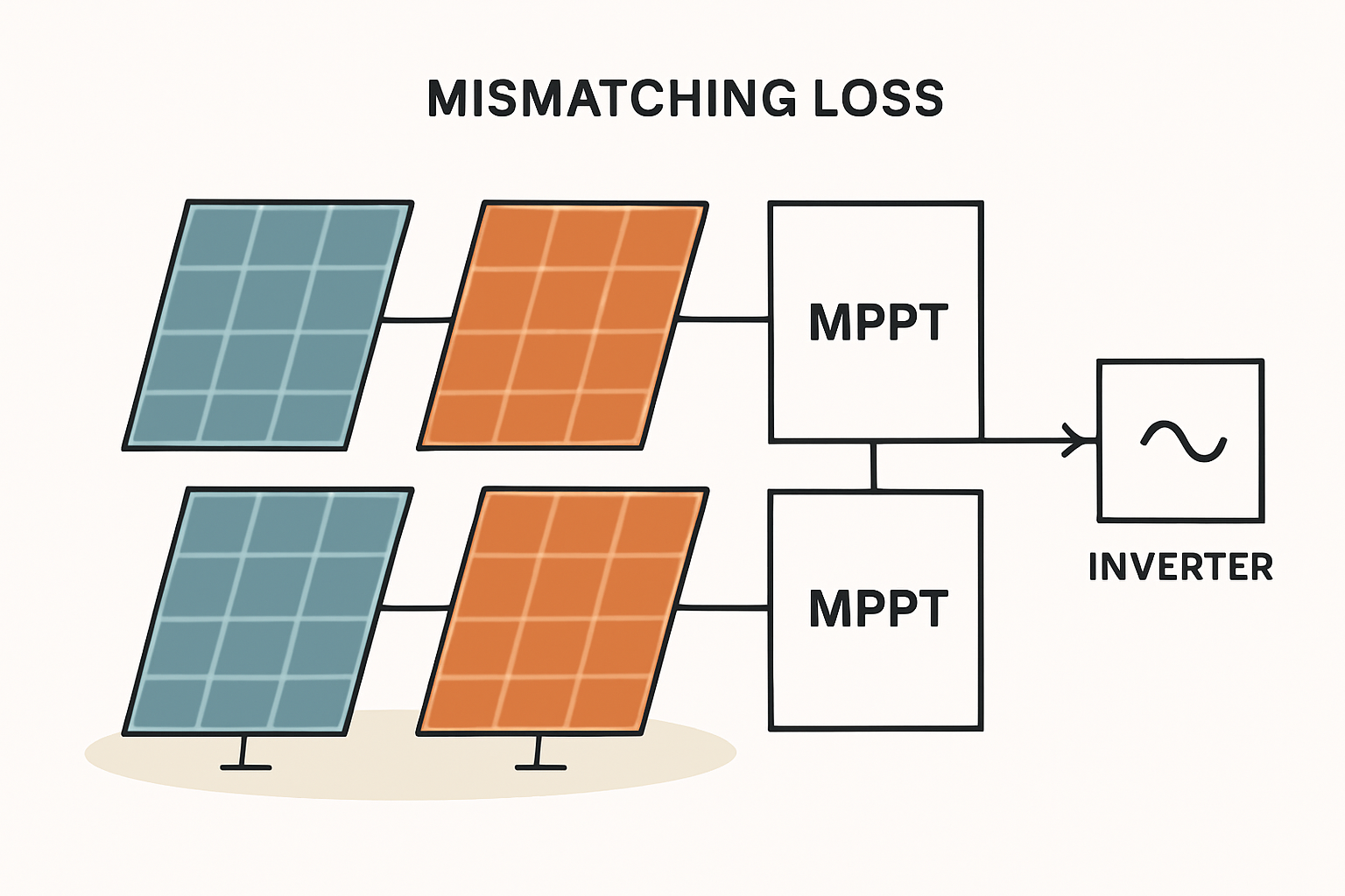 Die Lösung: Modul-genaue Optimierung mit 4 MPP-Trackern
