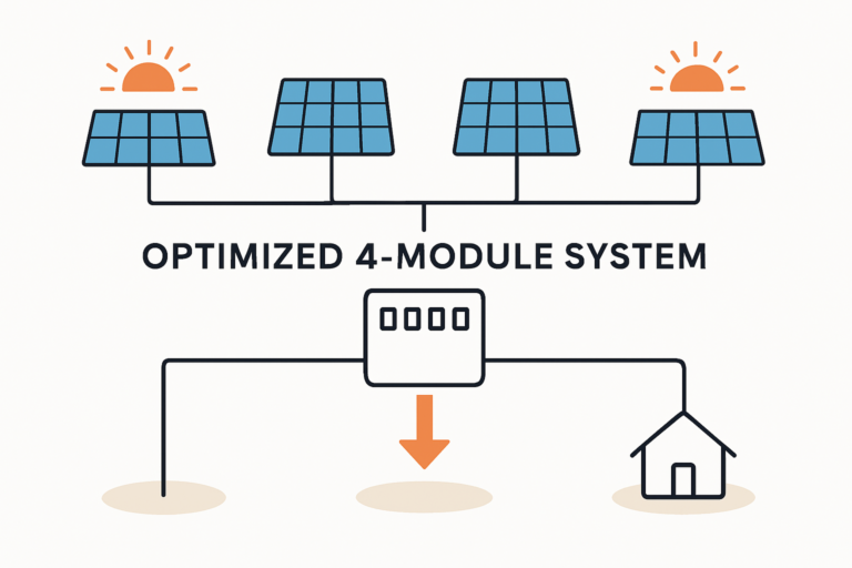 Ost-West-Ausrichtung für Balkonkraftwerke So maximieren Sie den Eigenverbrauch mit 4 Modulen