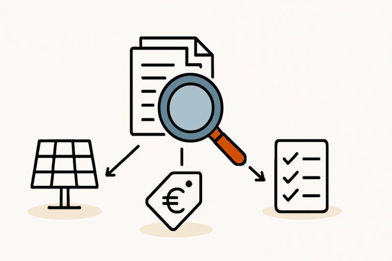Photovoltaik Angebote richtig vergleichen