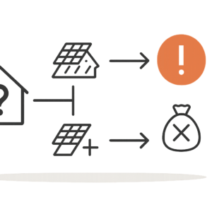 Photovoltaik auf altem Dach Kaufor Miete planen
