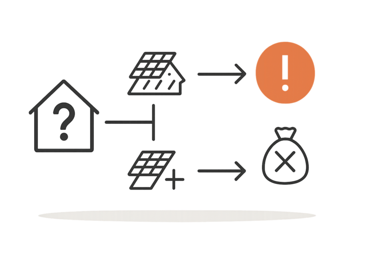 Photovoltaik auf altem Dach Kaufor Miete planen