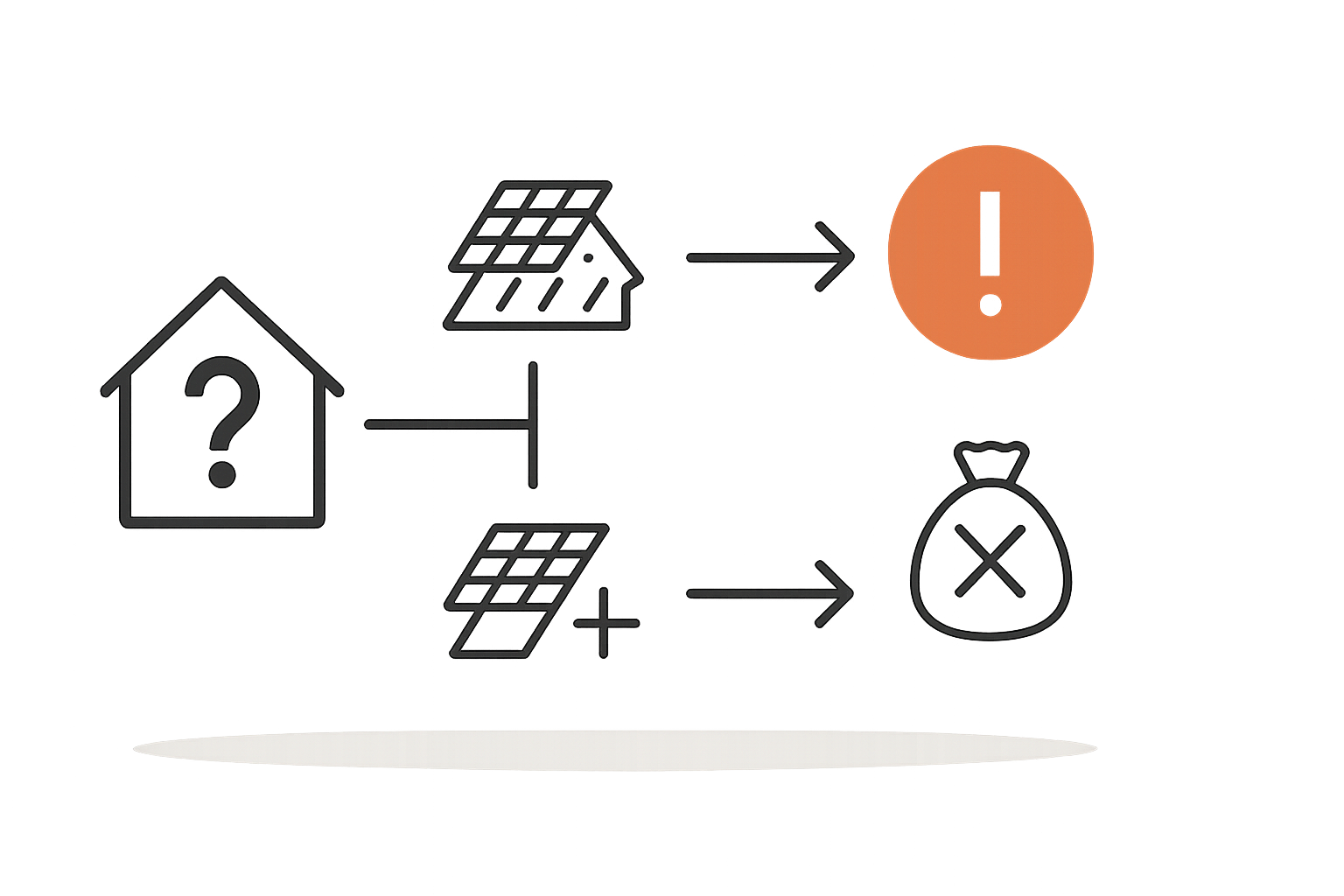 Photovoltaik auf altem Dach Kaufor Miete planen